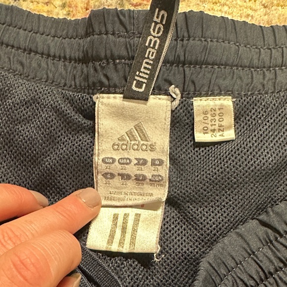 Adidas Men's Navy Joggers with White Stripes Size XL - Picture 2 of 9